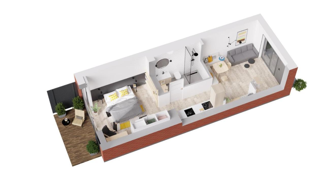 De Ole School In Hohwacht - Ferienwohnung Nr 2 Im Scandi-Look An Der Ostsee Dış mekan fotoğraf
