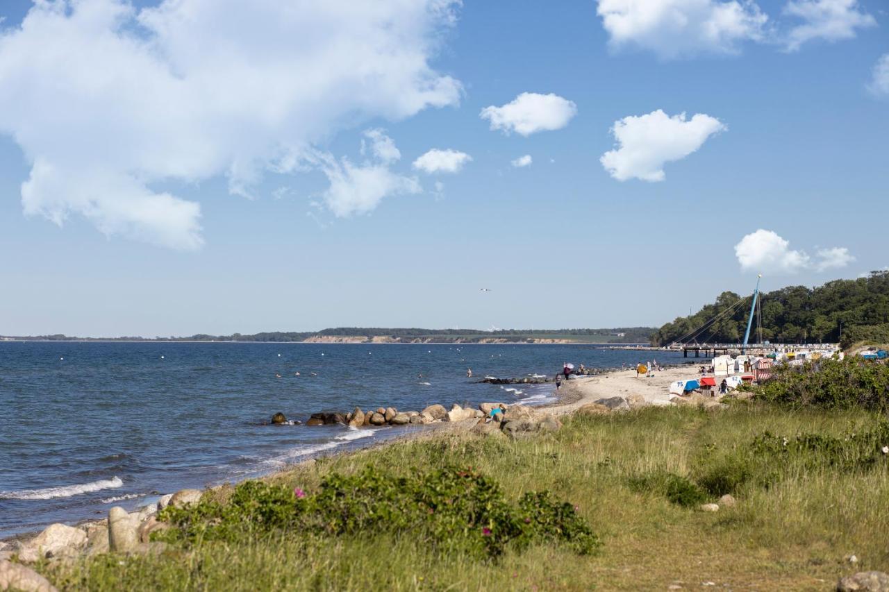 De Ole School In Hohwacht - Ferienwohnung Nr 2 Im Scandi-Look An Der Ostsee Dış mekan fotoğraf